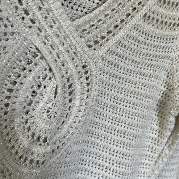 TOMMY BAHAMA Shimmer Sand Dollar Tunic Linen Cotton Blend | XS - Picture 4 of 12